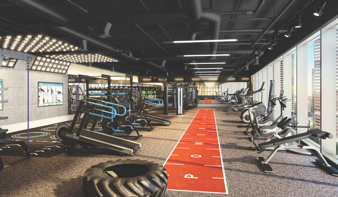 Accor Hotel Gym Design with Aktiv Functional Fitness Equipment and Gym Flooring