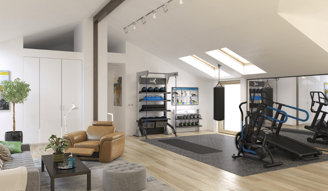 Home gym design.