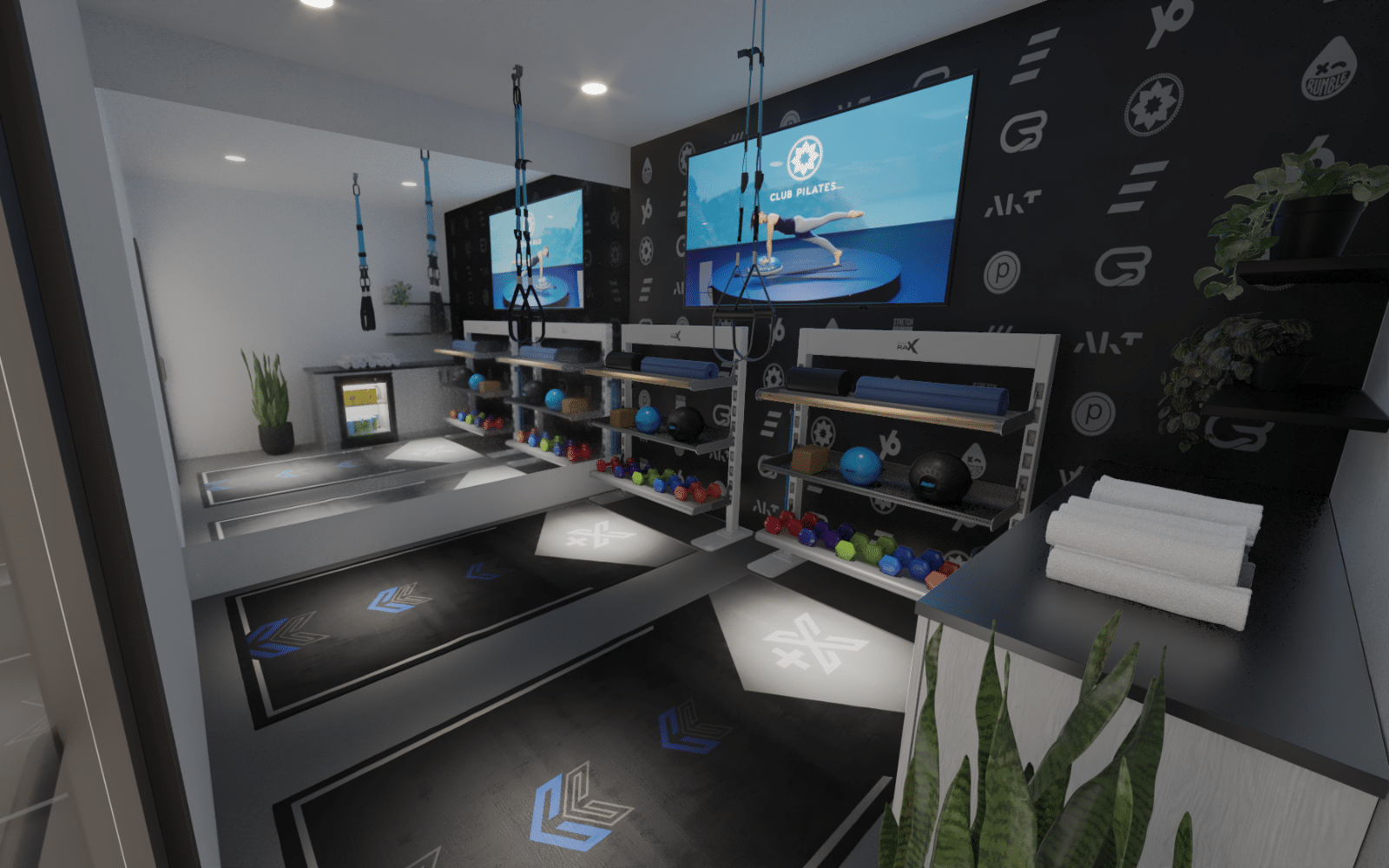 hotel gym suite on demand fitness classes